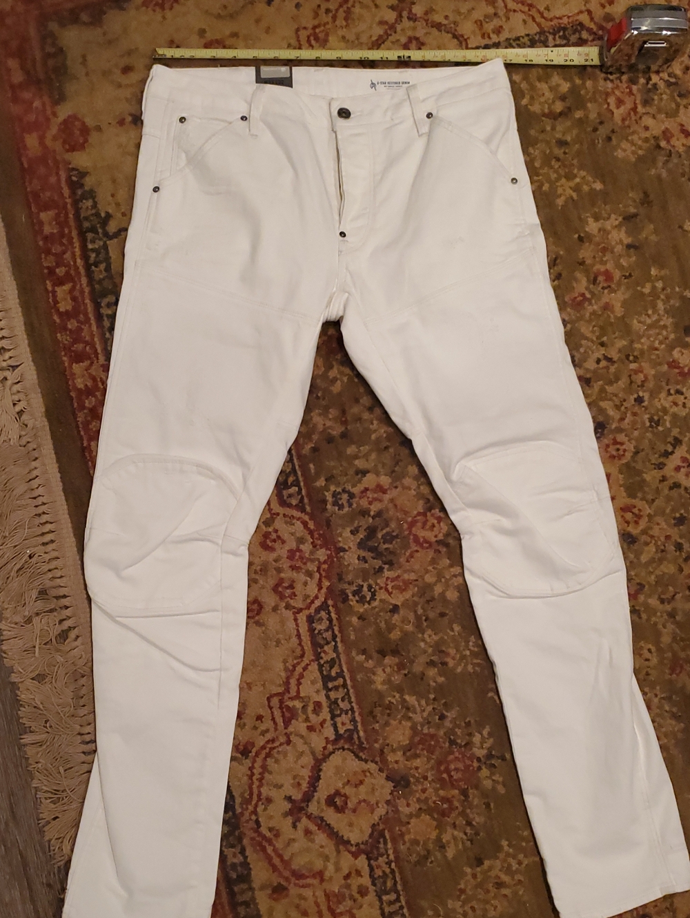 G-Star White Slim Straight Men's Jeans